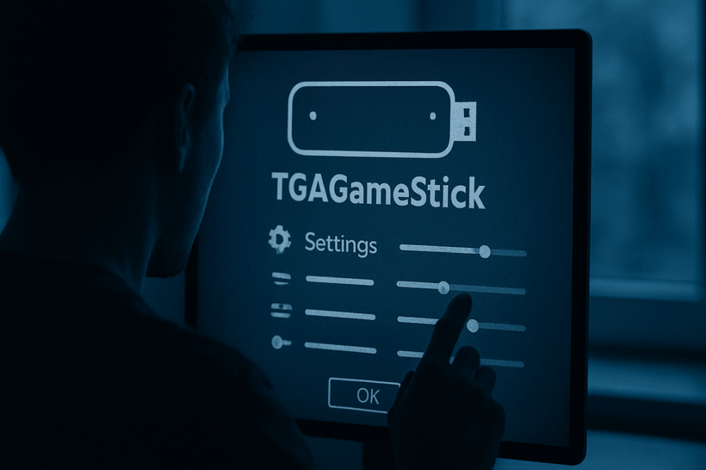 special settings for tgagamestick