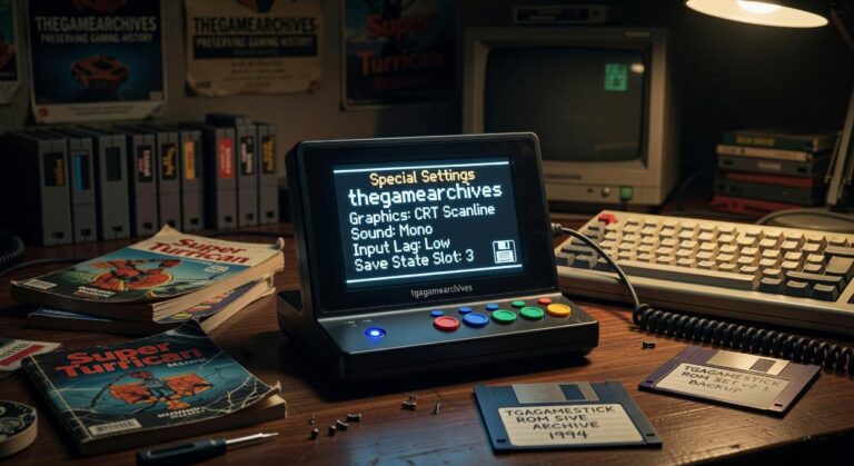 tgagamestick special settings by thegamearchives