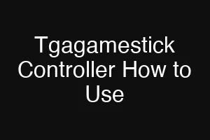 Tgagamestick Controller How to Use